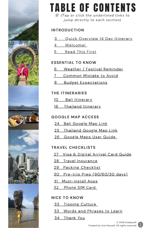 14 DAYS IN BALI & THAILAND - THE ZERO-STRESS FIRST-TIMER BLUEPRINT